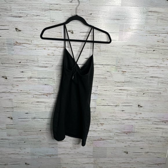 Topshop black mini dress size 8 - Picture 8 of 11